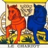 Tarot de marseille. Lame VII, le chariot
