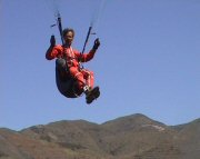 photo parapente sans casque