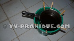 photo Bain marie à l'eau froide. © Yv-Pranique.com