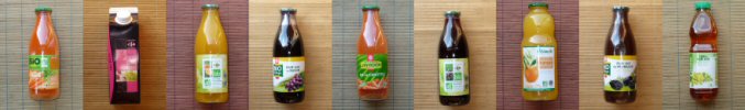 Photos jus de fruits, bio ou non